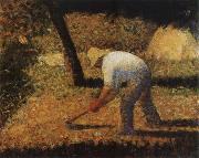 The Peasant Hoe Soil Georges Seurat